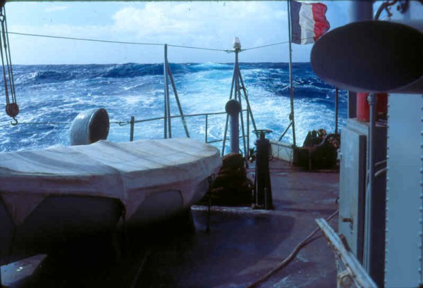 Dernier voyage pour desarmement  Mururoa-Hao-Papeete juin 69