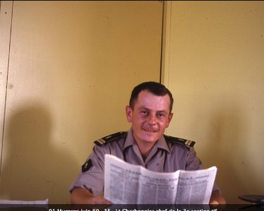 juin 69 -15- Lt Charbonnier chef de la 3e section