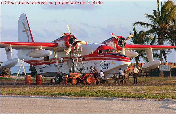 un Hydravion Albatross en Escale a Totégegie