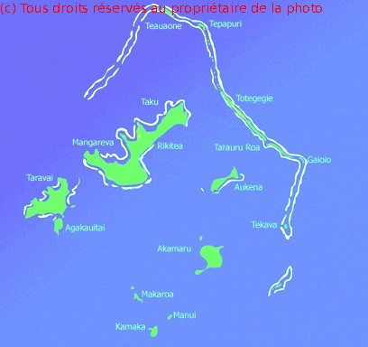 Carte des Gambiers