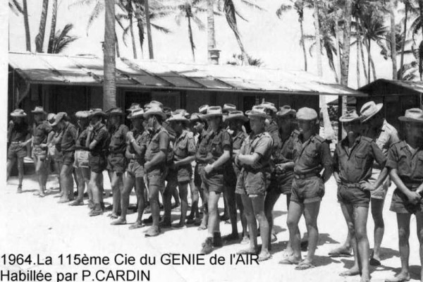 Les pionniers de la 115ème (photo d'Alain Giot)