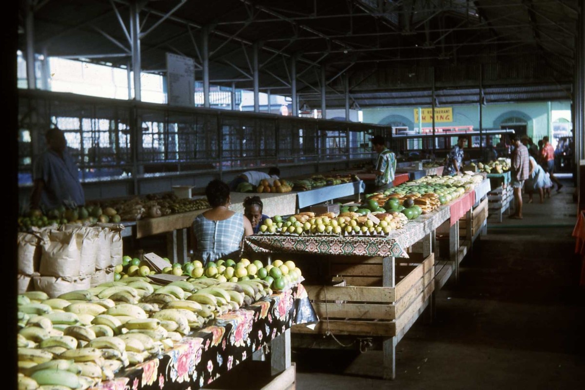 le marché de Papeete