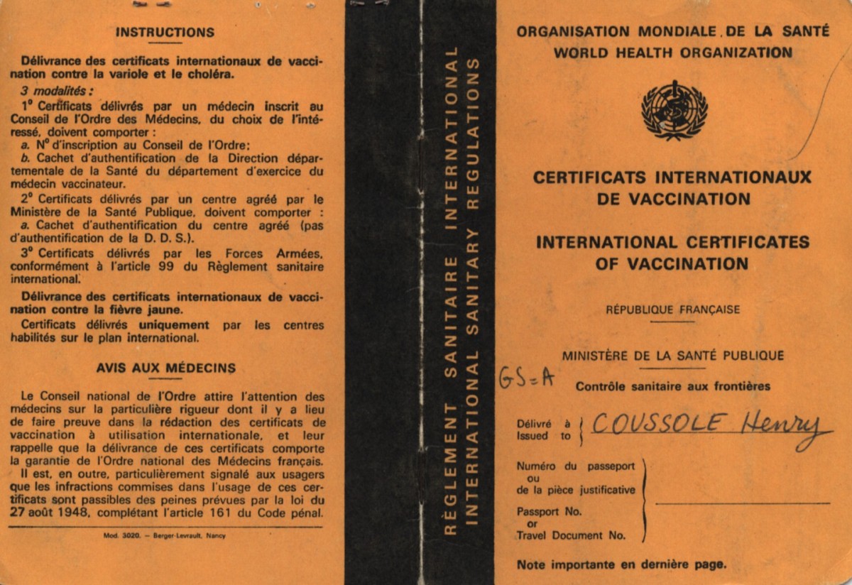 Carnet de vaccination