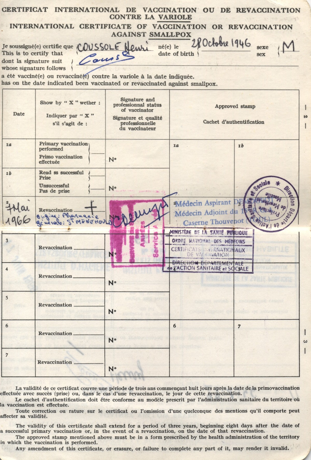 Carnet de vaccination2