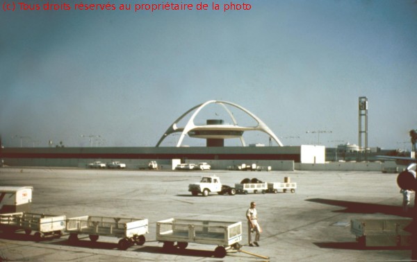 28/10/1966 vol Paris Papeete; escale à Los Angeles