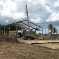 démolition du Hangar par la Légion en 2008