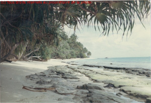 057 Gambier 1967, Aukéna plage sud-ouest