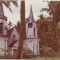 069 Gambier 1967, église Hakamarou, 4 habitants dans l'île