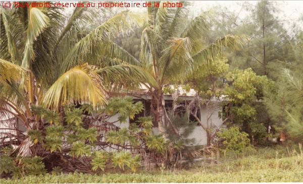 Gambier 1986, ruines maison vaguemestre, par abandon